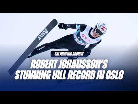 Robert Johansson's hill record in Oslo | FIS Ski Jumping