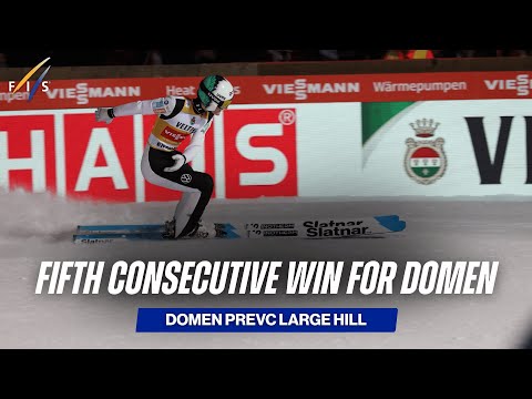 Domen is unstoppable! | FIS Ski Jumping