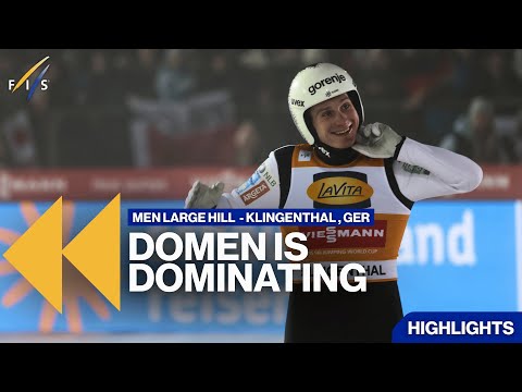 Domen is a category of his own! | Highlights | FIS Ski Jumping